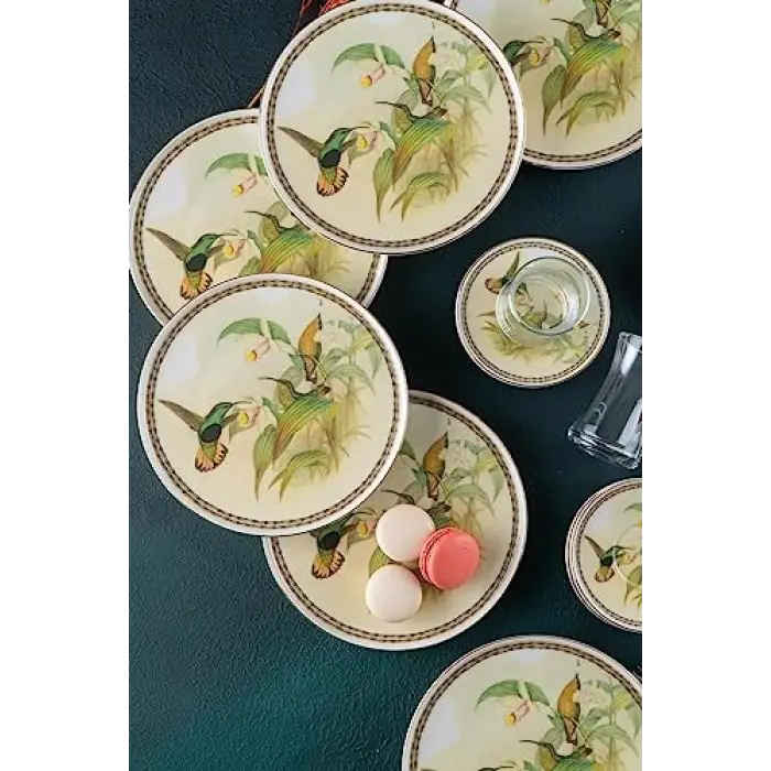 Orina 18 Parça Porselen Pasta Seti