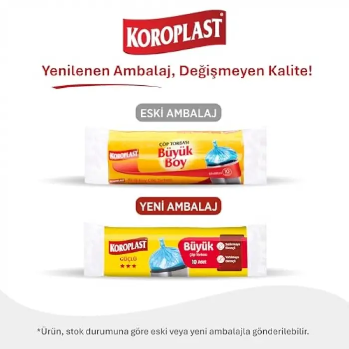 Orta Boy 40lı Çöp Torbası 55x57 cm (1 x 40 Adet)