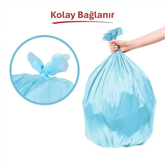 Orta Boy 40lı Çöp Torbası 55x57 cm (1 x 40 Adet)