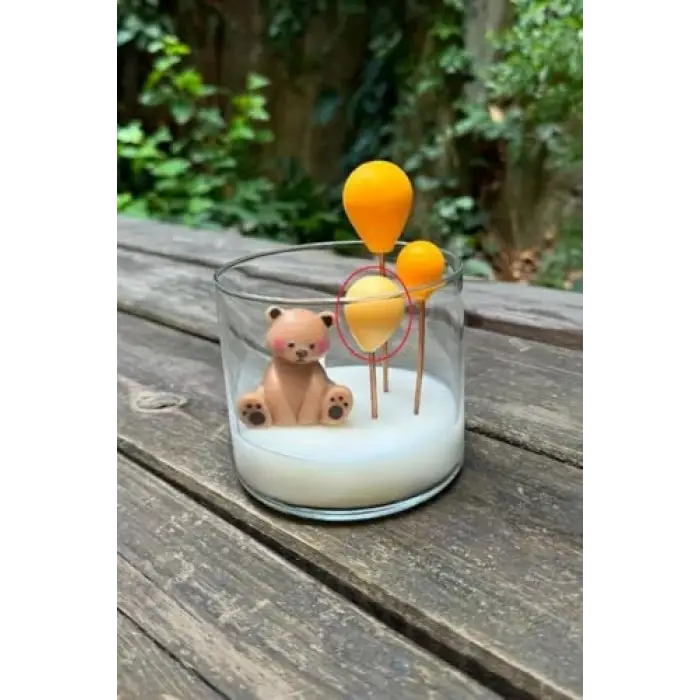 Orta Boy Balon Elips Silikon Mum Kalıbı