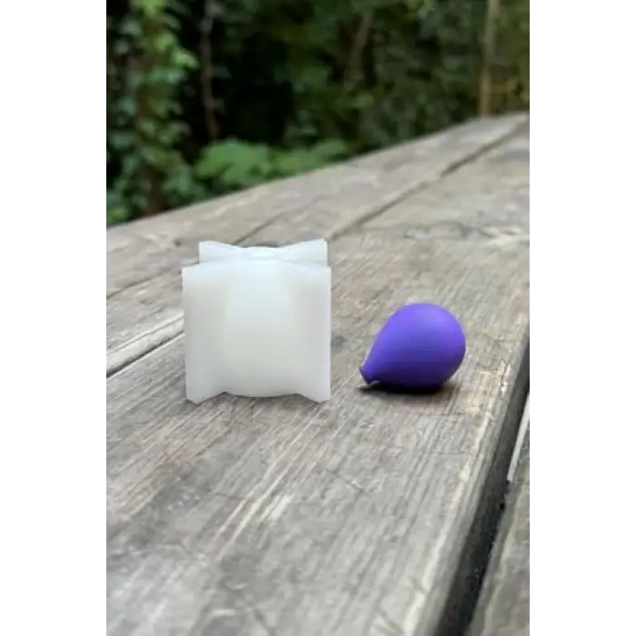 Orta Boy Balon Elips Silikon Mum Kalıbı