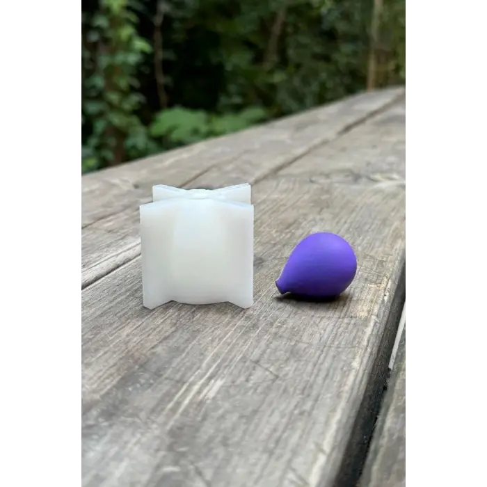 Orta Boy Balon Elips Silikon Mum Kalıbı