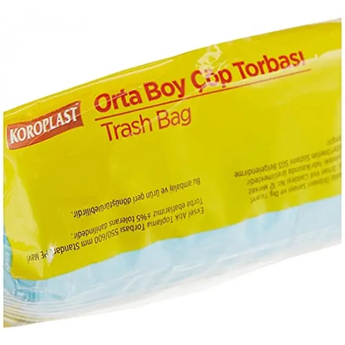 Orta Boy Çöp Torbası 15 Adet 2li set