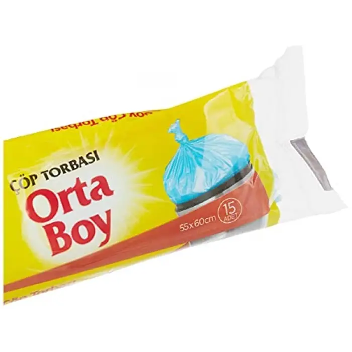 Orta Boy Çöp Torbası 15 Adet 2li set