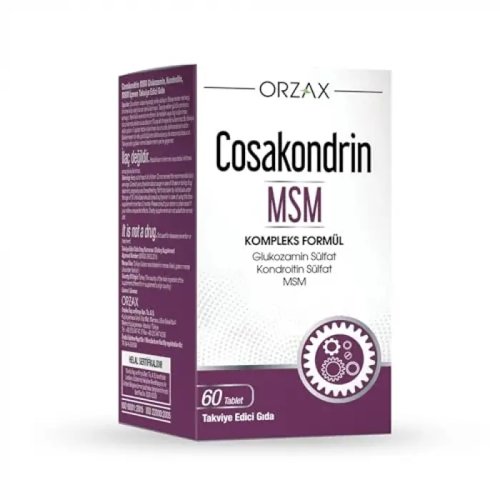Orzax Cosakondrin Msm 60 Tablet