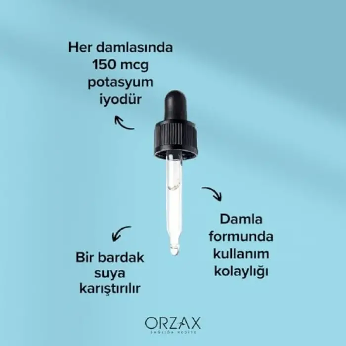 Orzax Iodine 150 Mcg Damla 30 Ml