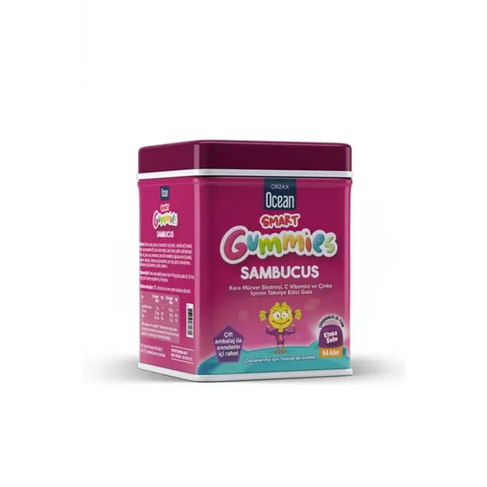 Orzax Smart Gummies Sambucus Çiğ. Jel Form