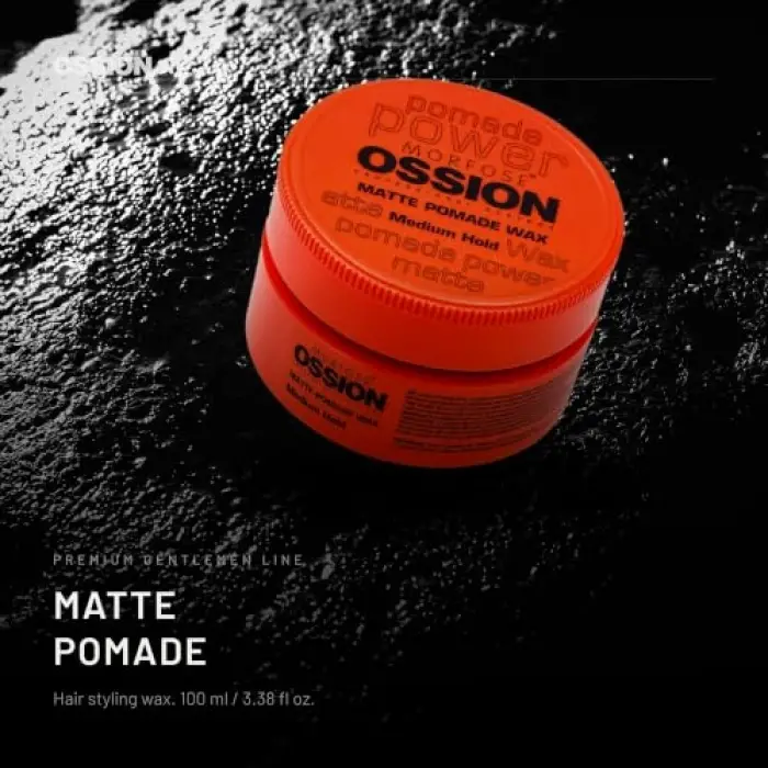 Ossion Medium Hold Pomade Krem Mat Wax 100 ml