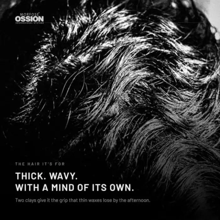 Ossion Medium Hold Pomade Krem Mat Wax 100 ml