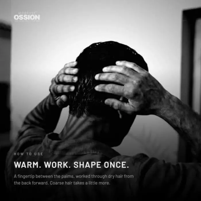 Ossion Medium Hold Pomade Krem Mat Wax 100 ml