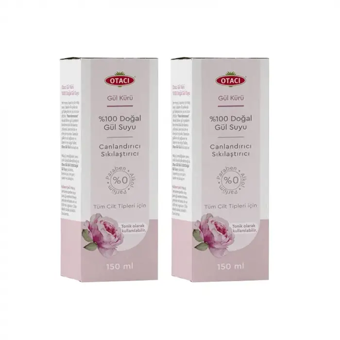 Otacı%100 Doğal Gül Suyu 150 ml x 2 Adet