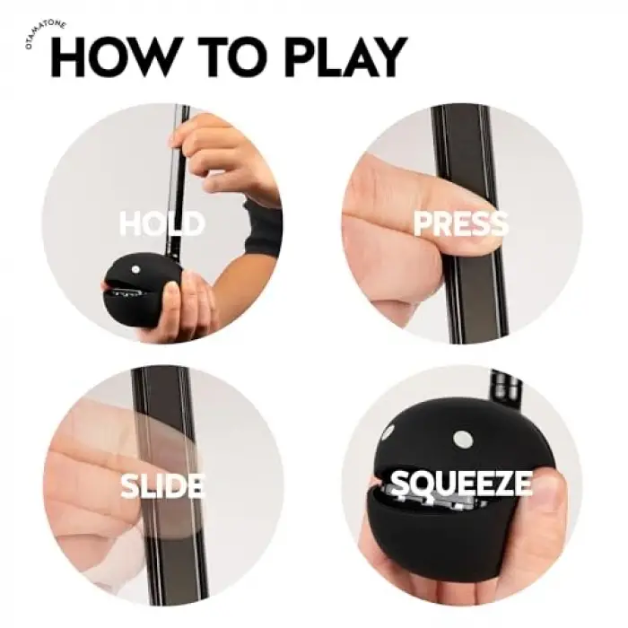 Otamatone Regular Elektronik Müzik Enstrümanı (Siyah)