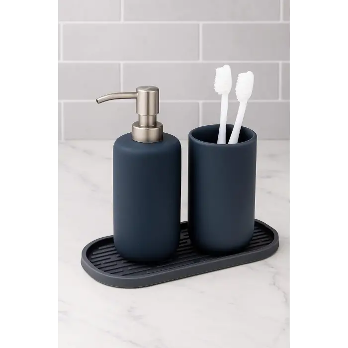 Oval Silikon Yağdanlık Standı ve Organizer