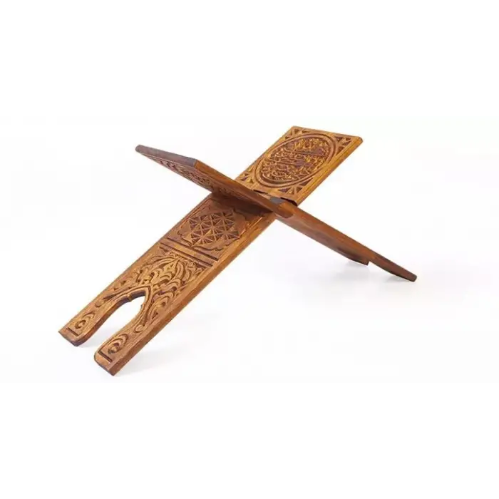 Oymalı Ahşap Rahle Büyük Boy - 65 cm