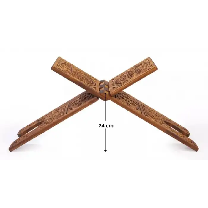 Oymalı Ahşap Rahle Büyük Boy - 65 cm