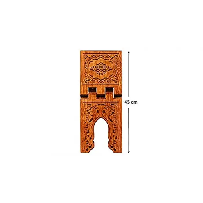 Oymalı Ahşap Rahle Küçük Boy - 45 cm