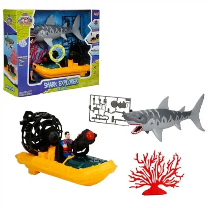 Oyun Seti Shark Exploer Işıklı 12 Parça
