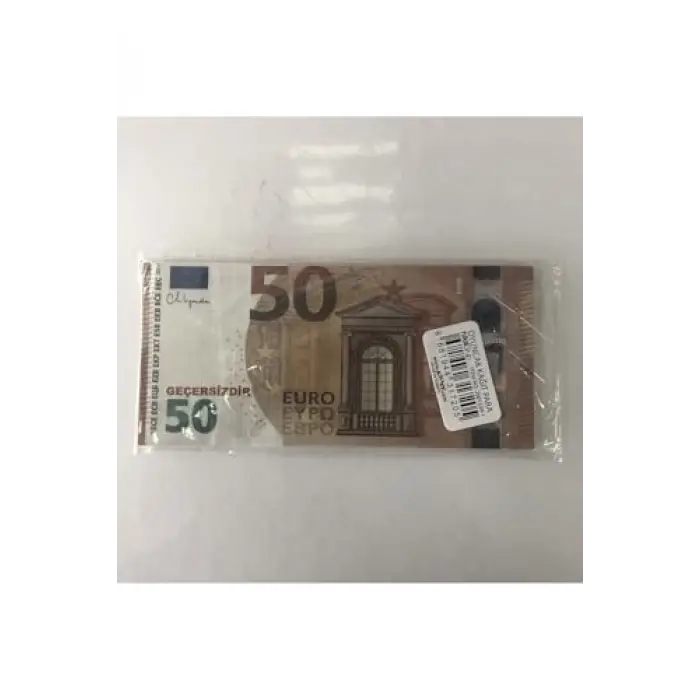Oyuncak Sahte Kağıt Para, 48 Adet, 50 Euro