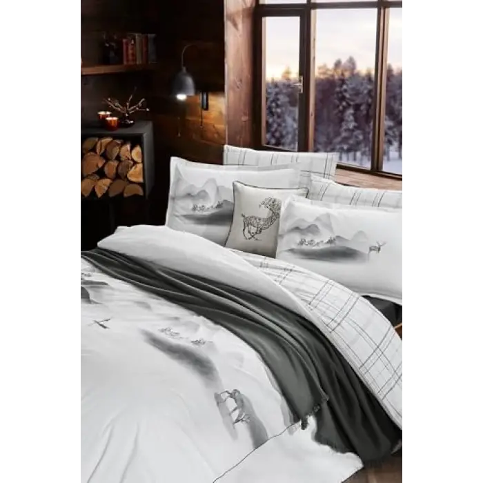 Özdilek Silence Winter Çift Kişilik Nevresim Takımı