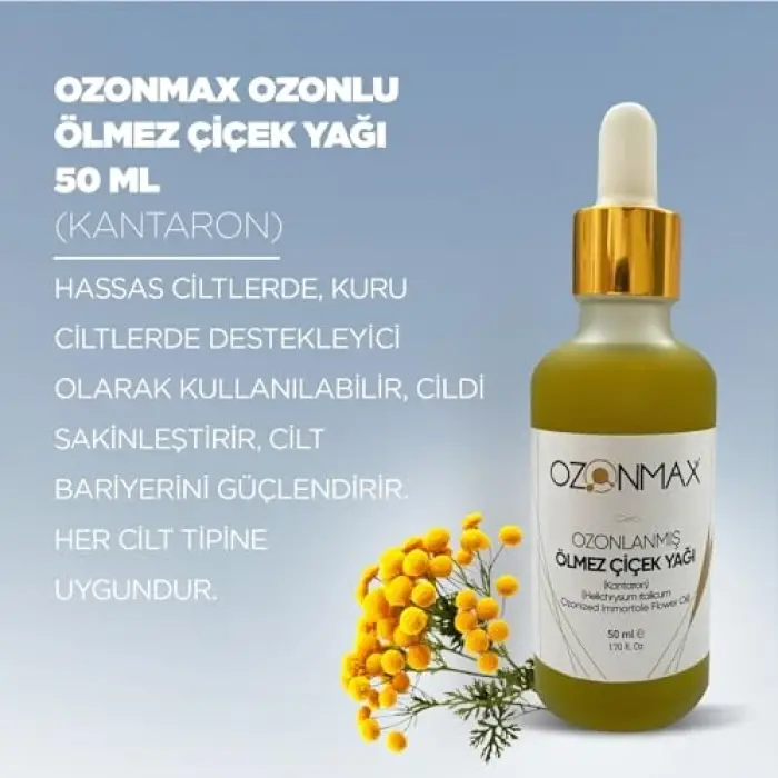 Ozonlu Ölmez Çiçek Yağı 50 ml (Kantaron)