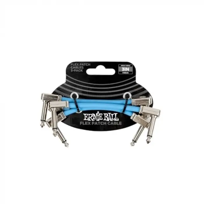 P06459 Flex Patch 3in- Cable Blue 3 Pack