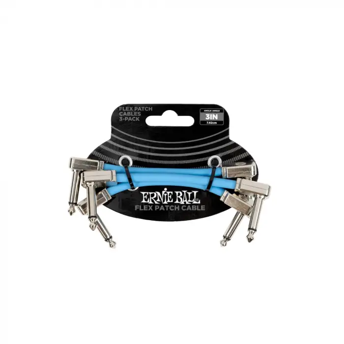 P06459 Flex Patch 3in- Cable Blue 3 Pack