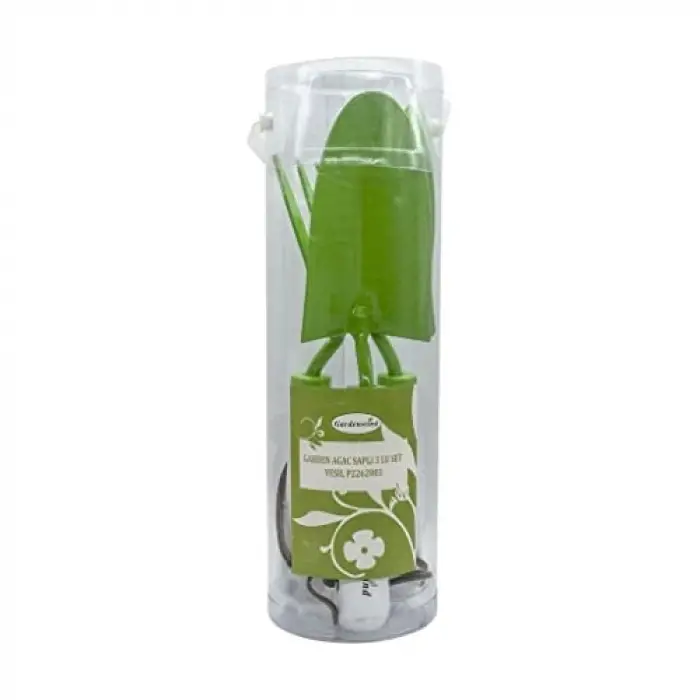 P2262003 yeşil plastik 3lü set