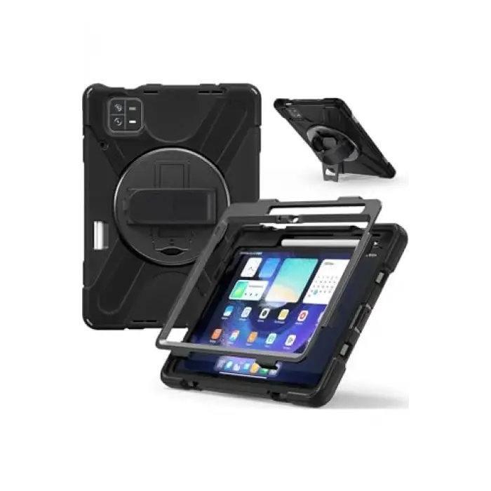 Pad 6 Defender Siyah Tablet Silikon Kılıf