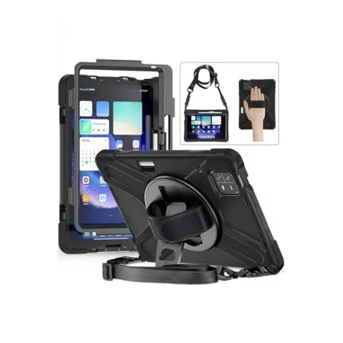 Pad 6 Defender Siyah Tablet Silikon Kılıf
