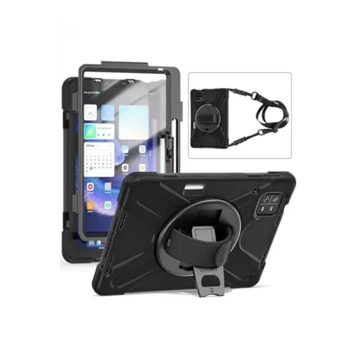 Pad 6 Defender Siyah Tablet Silikon Kılıf