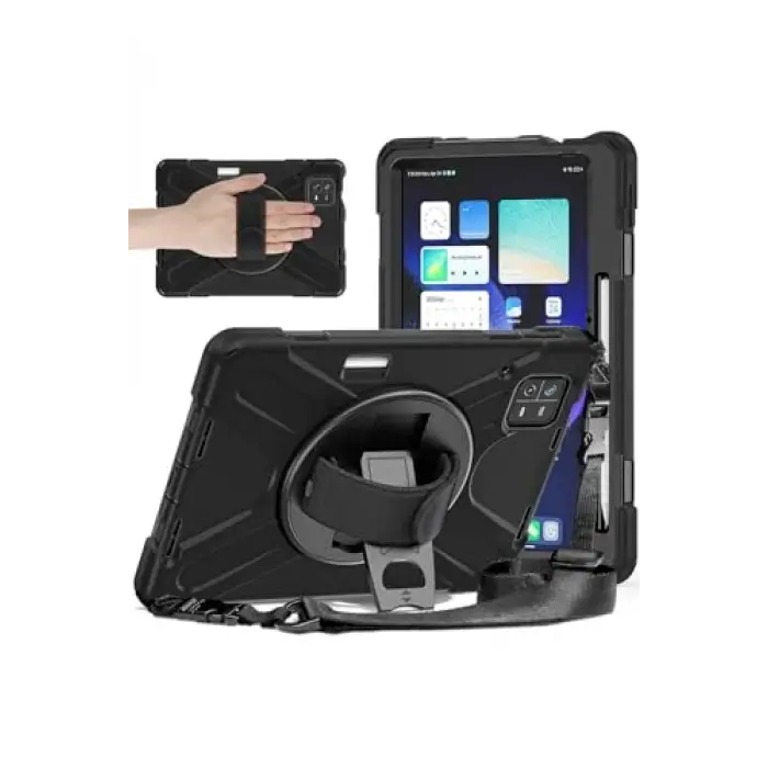 Pad 6 Defender Siyah Tablet Silikon Kılıf