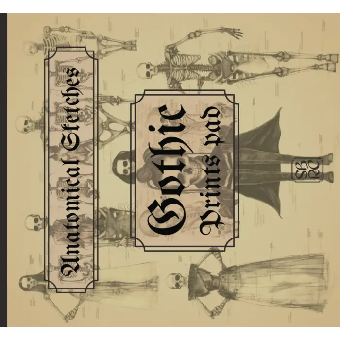 Pad Anatomical Sketches: Gothic Prints