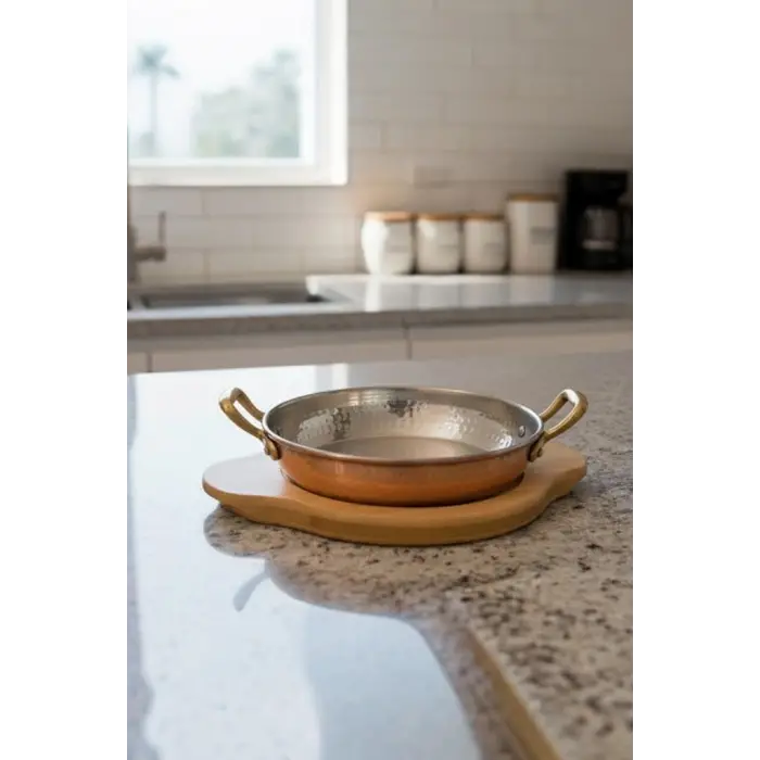 Pade, Yuvarlak Sahan 12 cm Bambu Altlık
