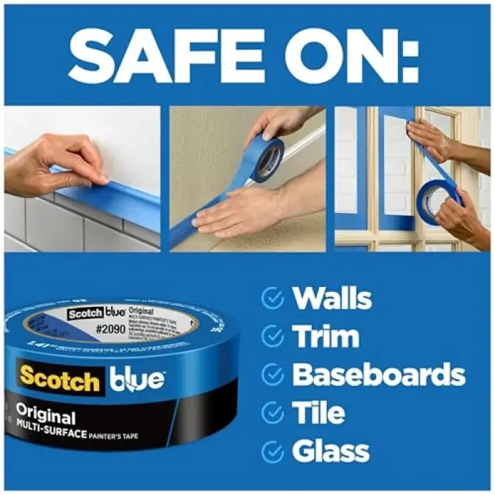 Painters Tape, 3M, 6 Rulo, Multi-Use, .94 inç by 60-Yard