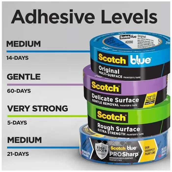Painters Tape, 3M, 6 Rulo, Multi-Use, .94 inç by 60-Yard