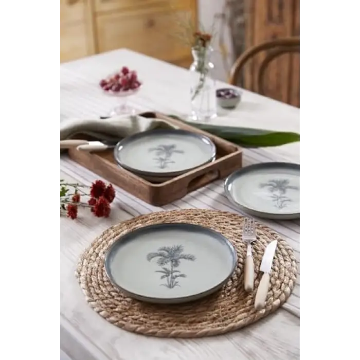 Palmiye 4 Parça 21 Cm Pasta Tabağı 80795