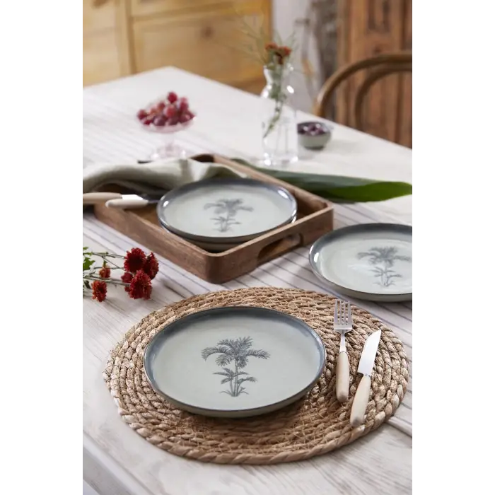 Palmiye 4 Parça 21 Cm Pasta Tabağı 80795