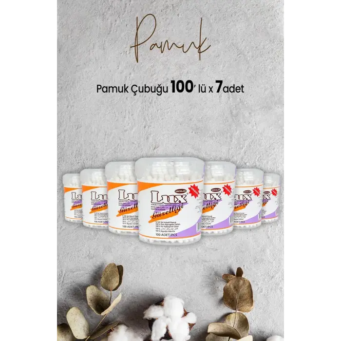 Pamuk Çubuğu 100 lü x 7 Adet