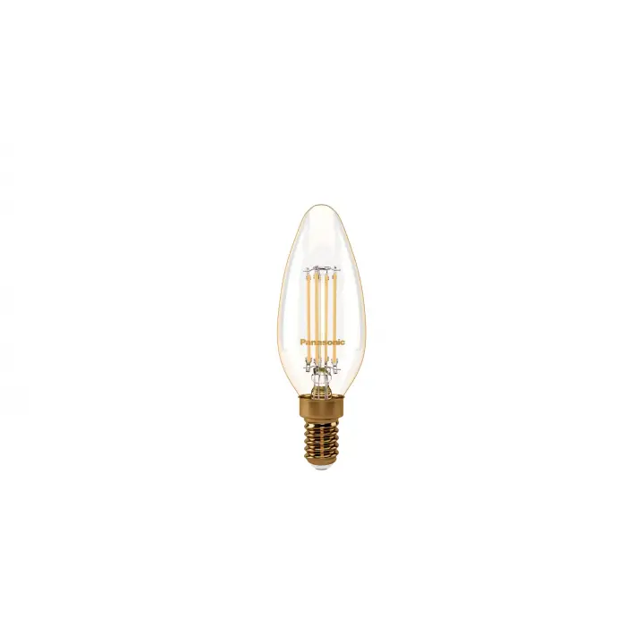 Panasonic E14 Dim Edilebilir Filaman Lamba 4W 360LM 2000K Gold