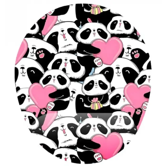 Panda Desenli Bilek Destekli Mouse Pad