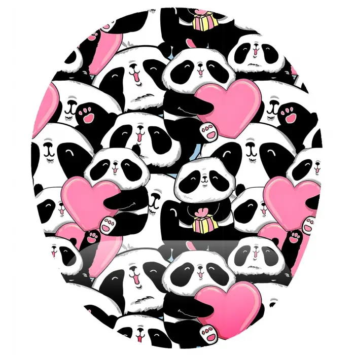 Panda Desenli Bilek Destekli Mouse Pad