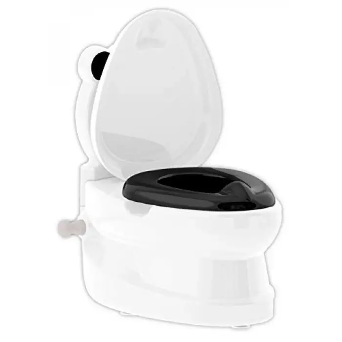 Panda Eğitici Lazımlık Educational Potty Tuvalet Siyah