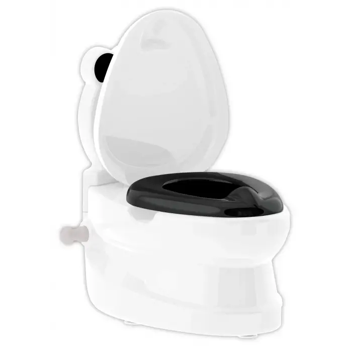 Panda Eğitici Lazımlık Educational Potty Tuvalet Siyah