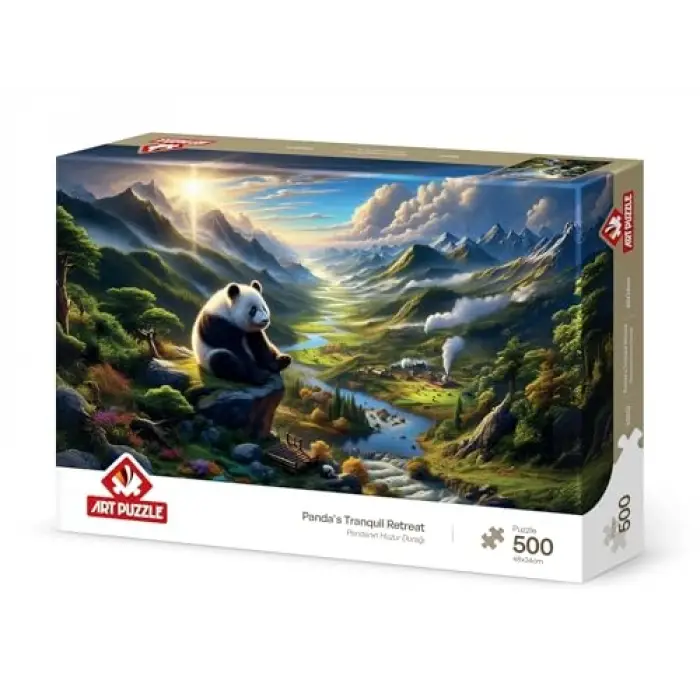 Pandanın Huzur Durağı 500 Parça Puzzle