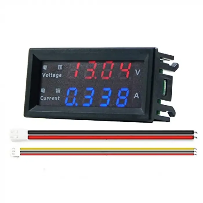 Panel Tip DC 0-200V 10A mV Voltmetre mA Ampermetre M4430