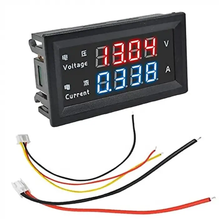 Panel Tip DC 0-200V 10A mV Voltmetre mA Ampermetre M4430