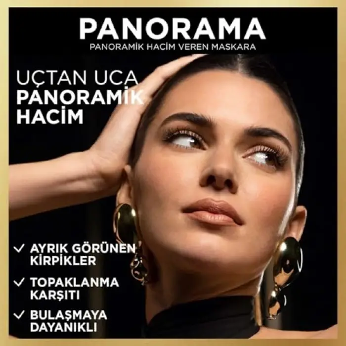 Panorama Hacim Veren Maskara - Siyah