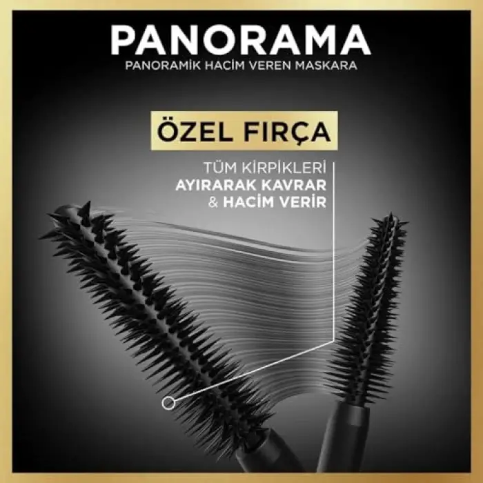 Panorama Hacim Veren Maskara - Siyah