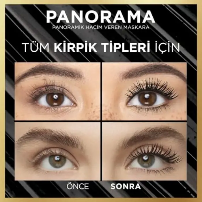 Panorama Hacim Veren Maskara - Siyah