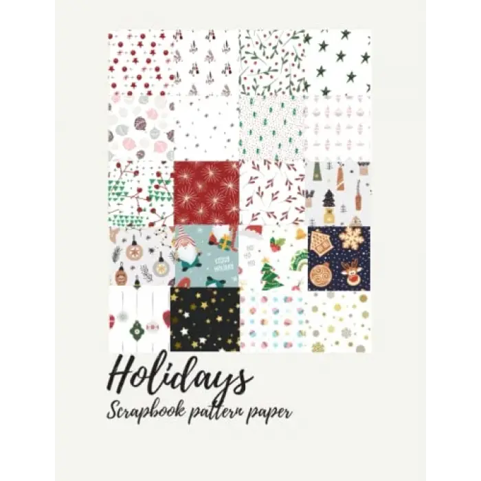 Paper Holiday Themed Scrapbook